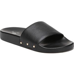 Dr. Scholl’s Pisces Riveted Leather Pool Slides